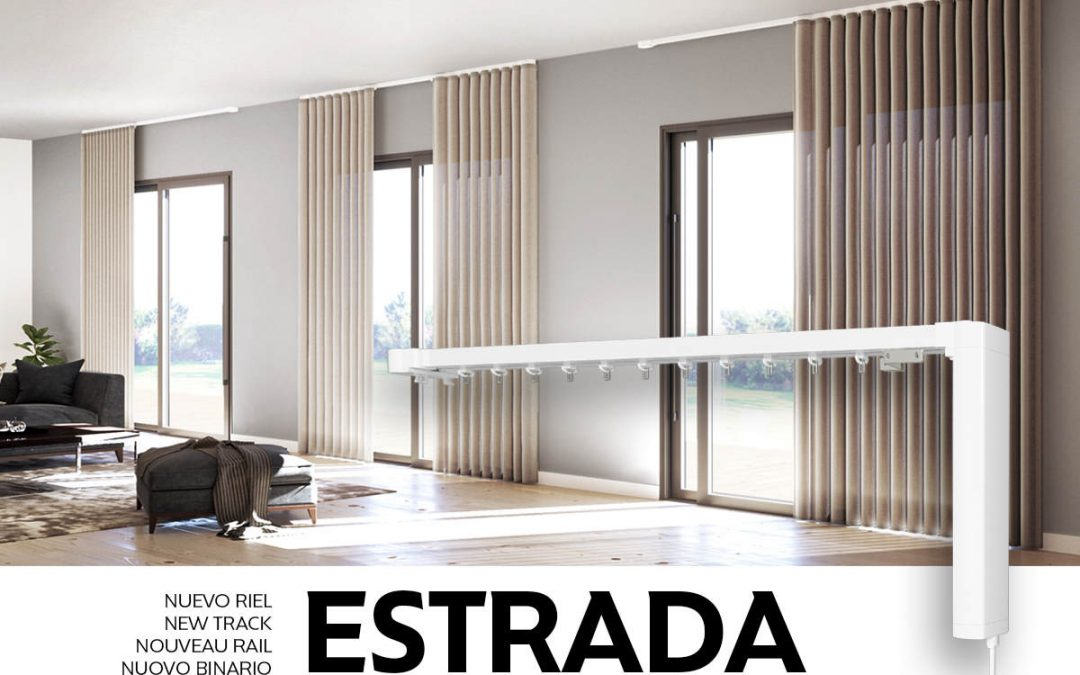 Nuevo riel motorizado Bandalux para cortina tradicional