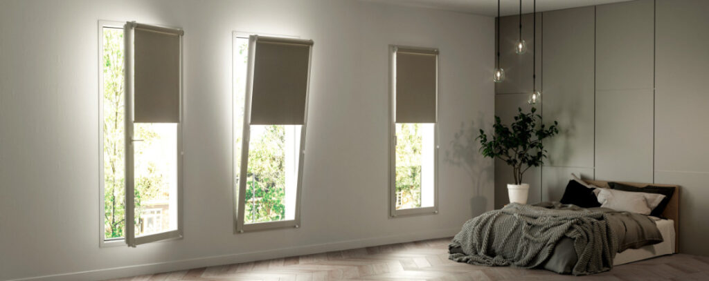 Veos, cortina enrollable guiada de Bandalux